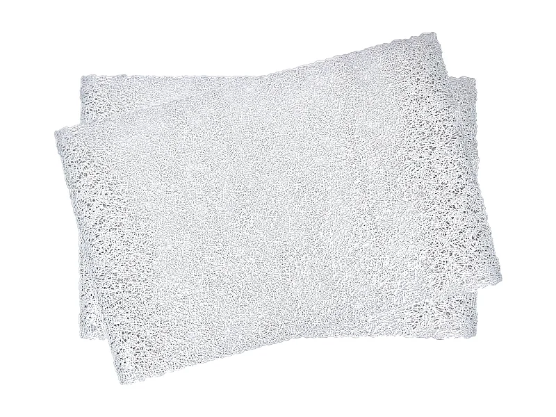 Lot de 2 sets de table IRISÉ Argent