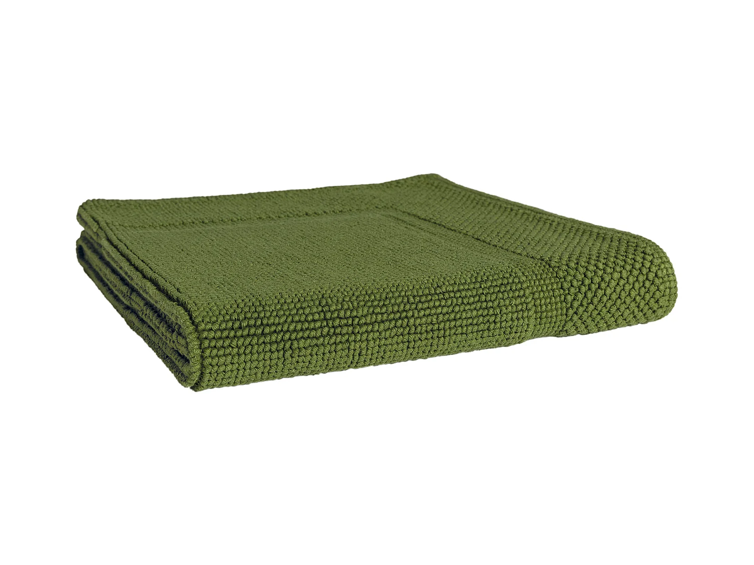 Tapis de bain 60x90 cm LOFTY vert Kaki 1500 g/m2