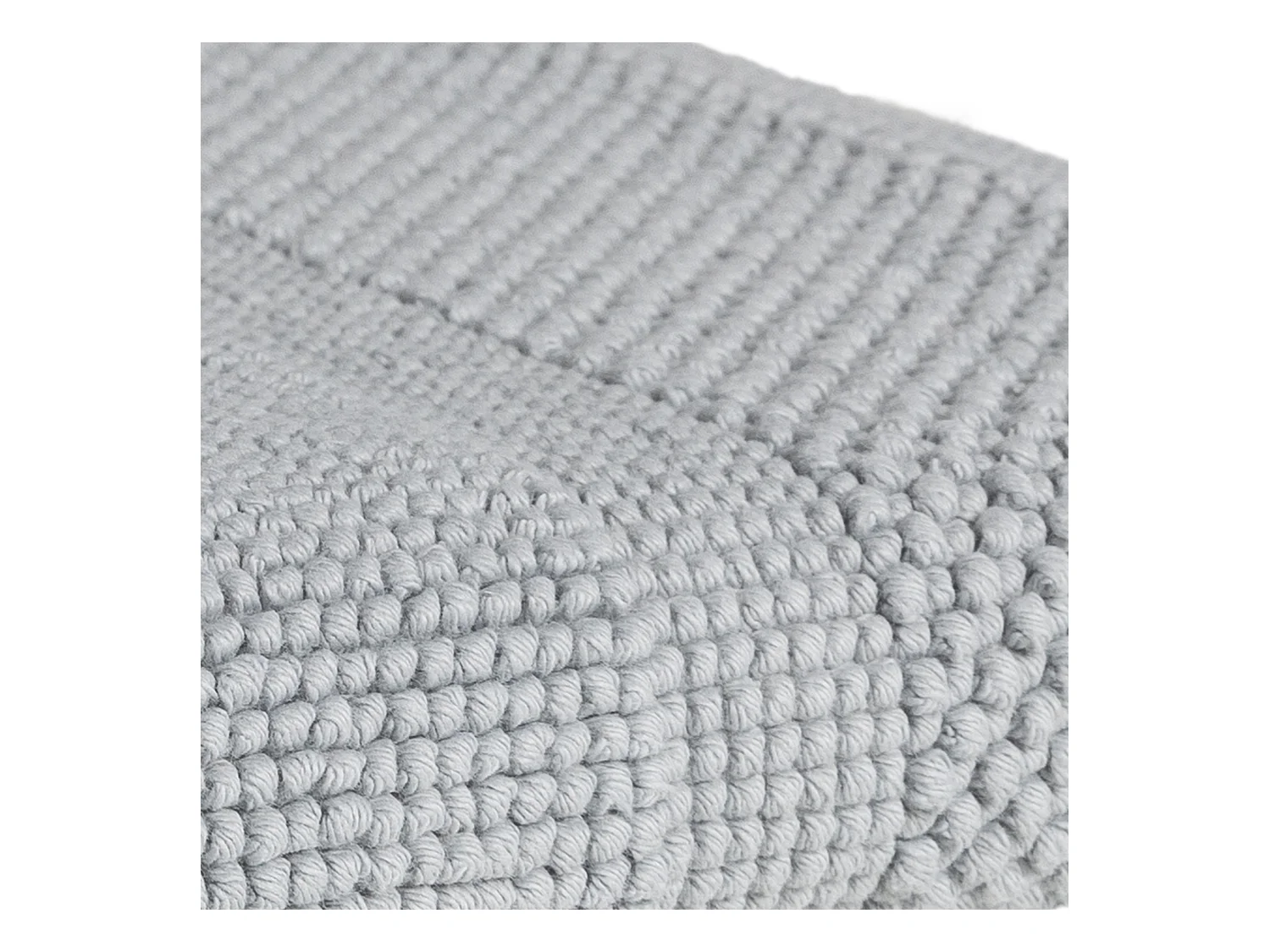 Tapis de bain 60x90 cm LOFTY gris Argent 1500 g/m2