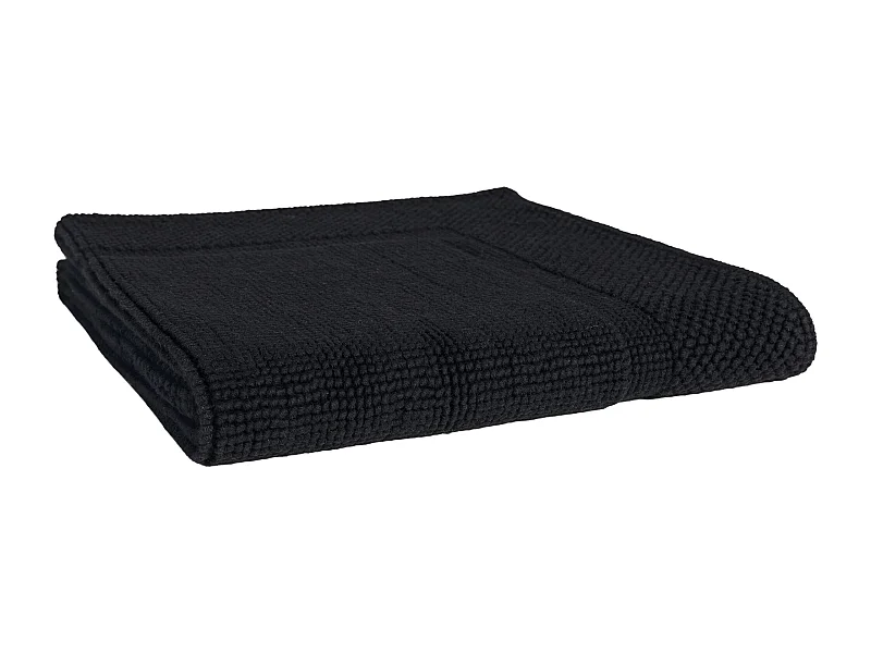 Tapis de bain 50x80 cm LOFTY Noir 1500 g/m2