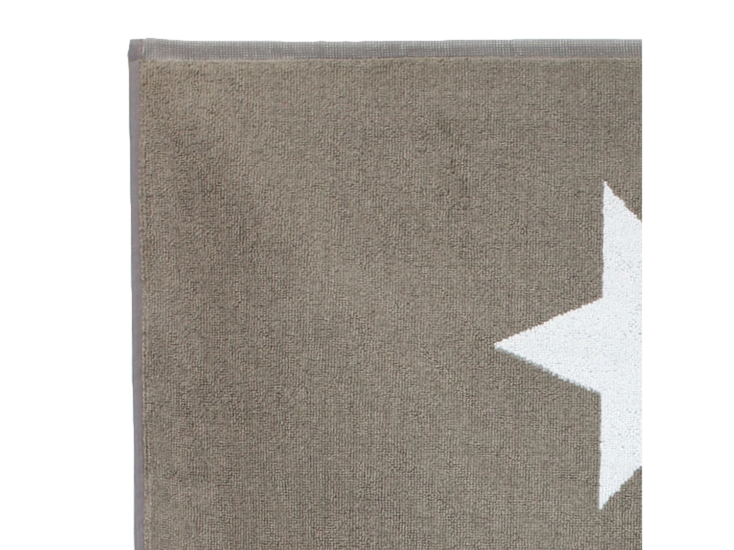 Tapis de bain 60x90 cm coton 700 g/m2 STARS Marron