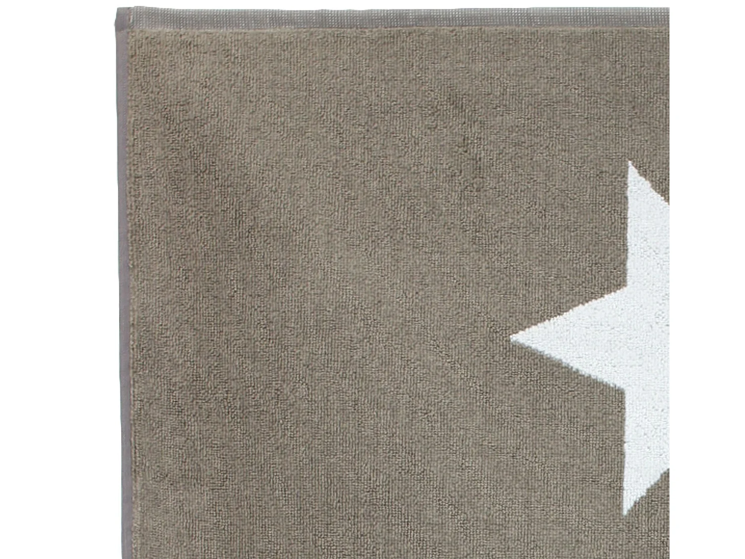 Tapis de bain 50x70 cm coton 700 g/m2 STARS Marron