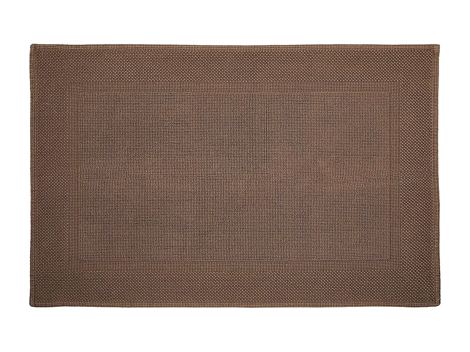Tapis de bain 50x80 cm LOFTY marron Taupe 1500 g/m2