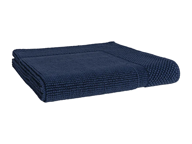 Tapis de bain 60x90 cm LOFTY bleu Marine 1500 g/m2