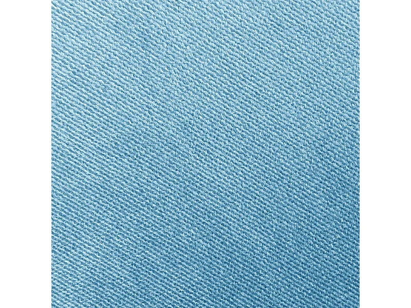 Chauffeuse 2 places pour canapé modulable en velours bleu - LASSIE