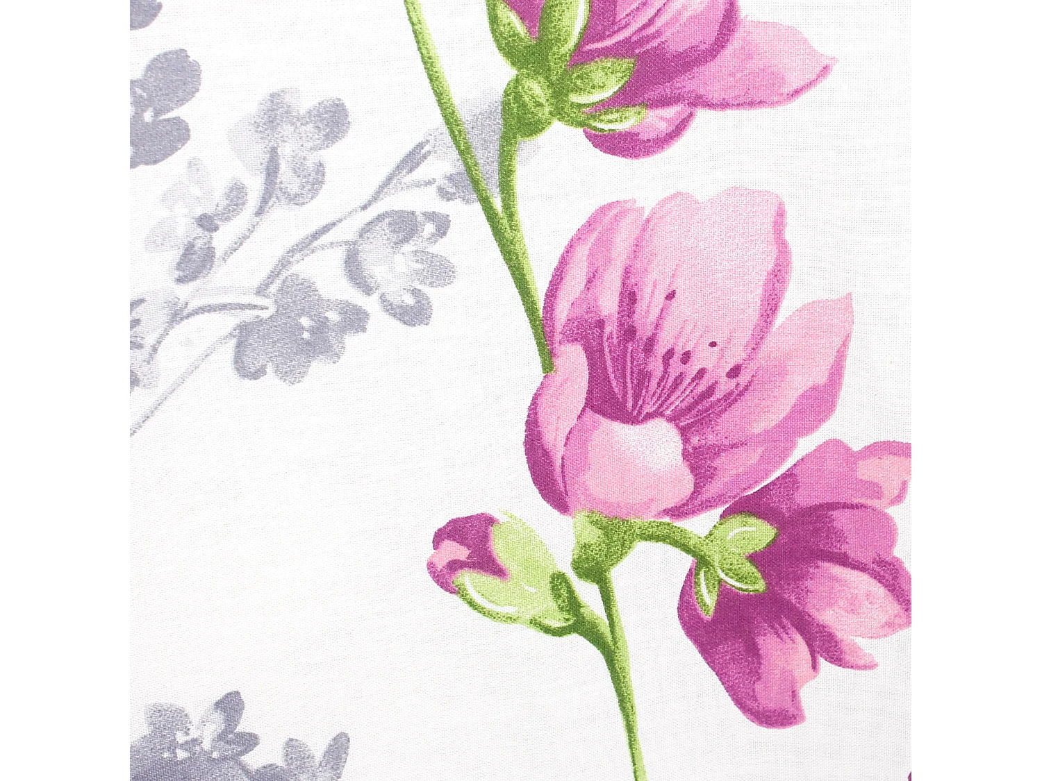 Housse de couette 140x200 cm coton PRETTY blanc