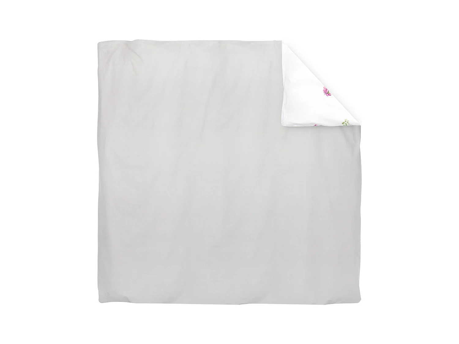 Housse de couette 260x240 cm coton PRETTY blanc
