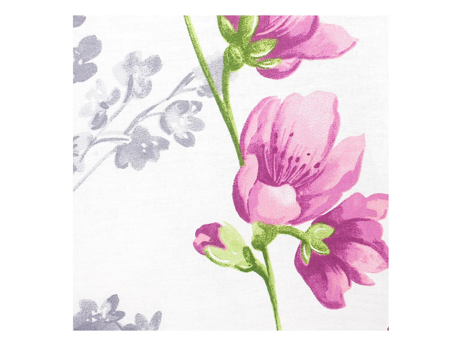 Housse de couette 260x240 cm coton PRETTY blanc