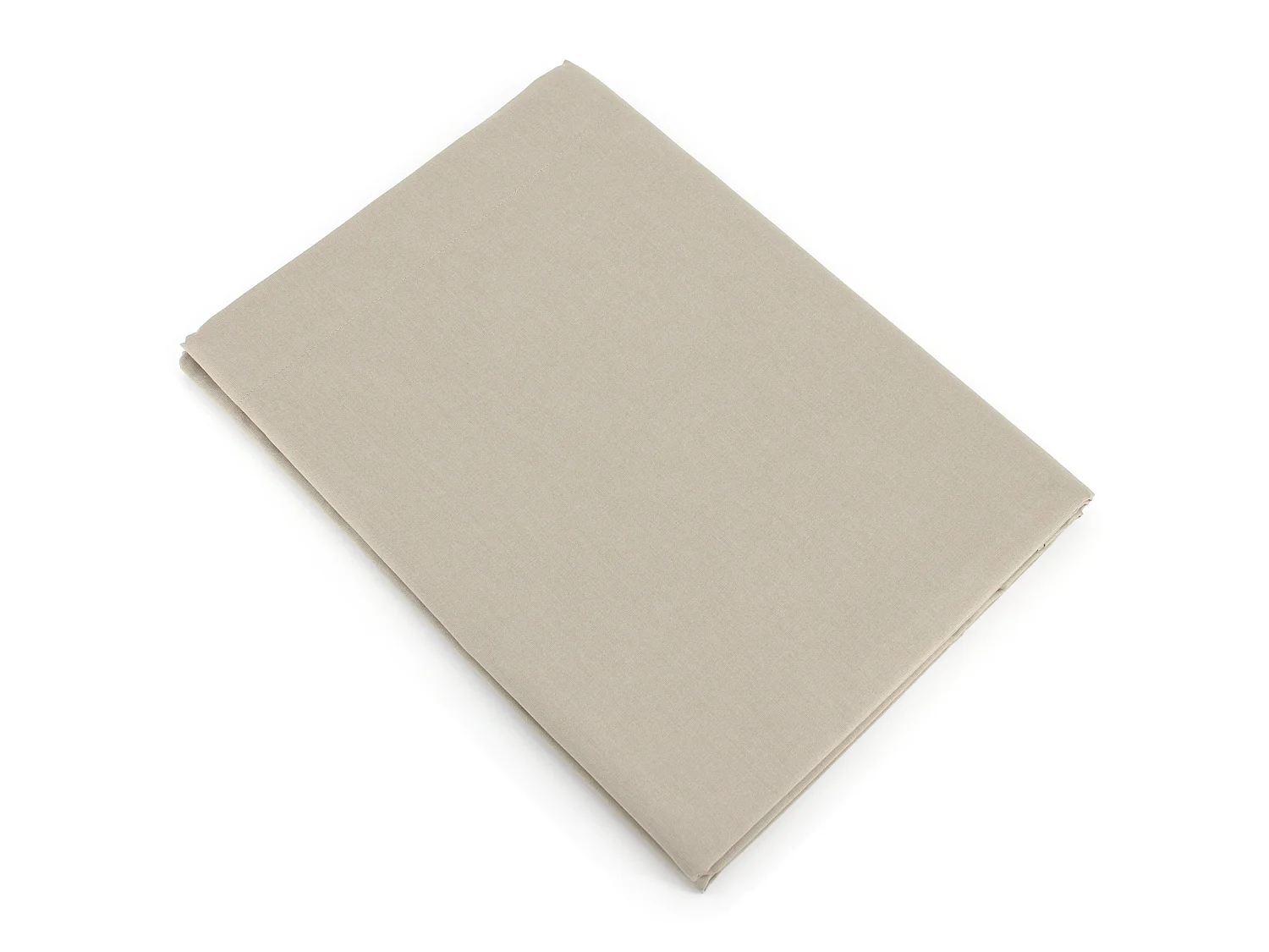 Drap plat uni 180x290 cm coton ALTO Chamois