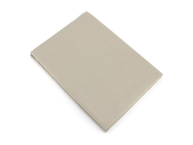Drap plat uni 180x290 cm coton ALTO Chamois