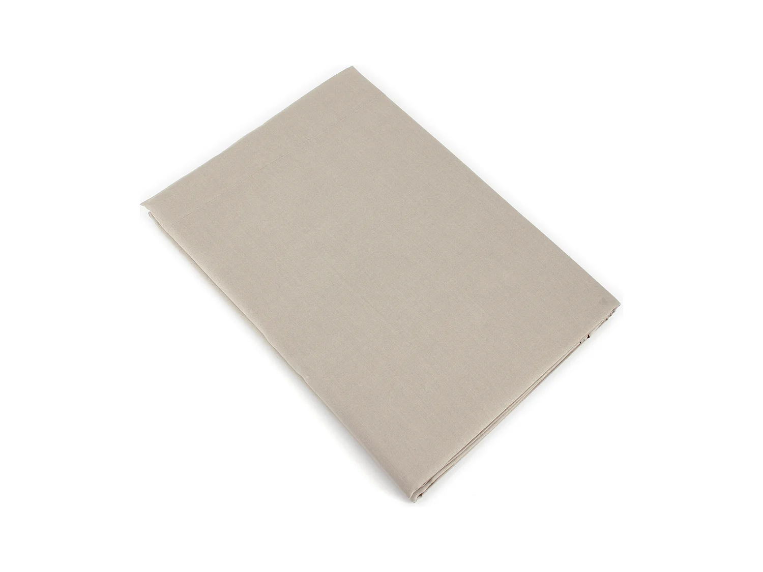 Drap plat uni 270x310 cm coton ALTO Chamois