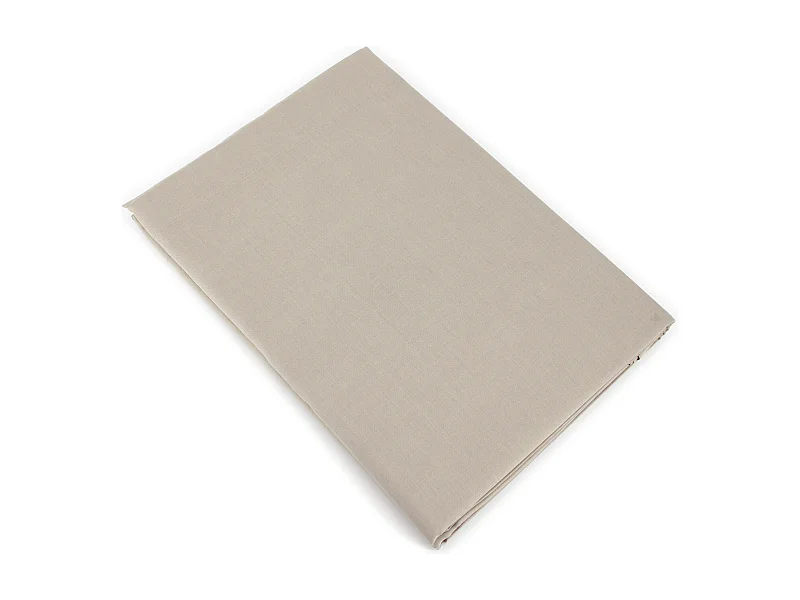 Drap plat uni 270x310 cm coton ALTO Chamois