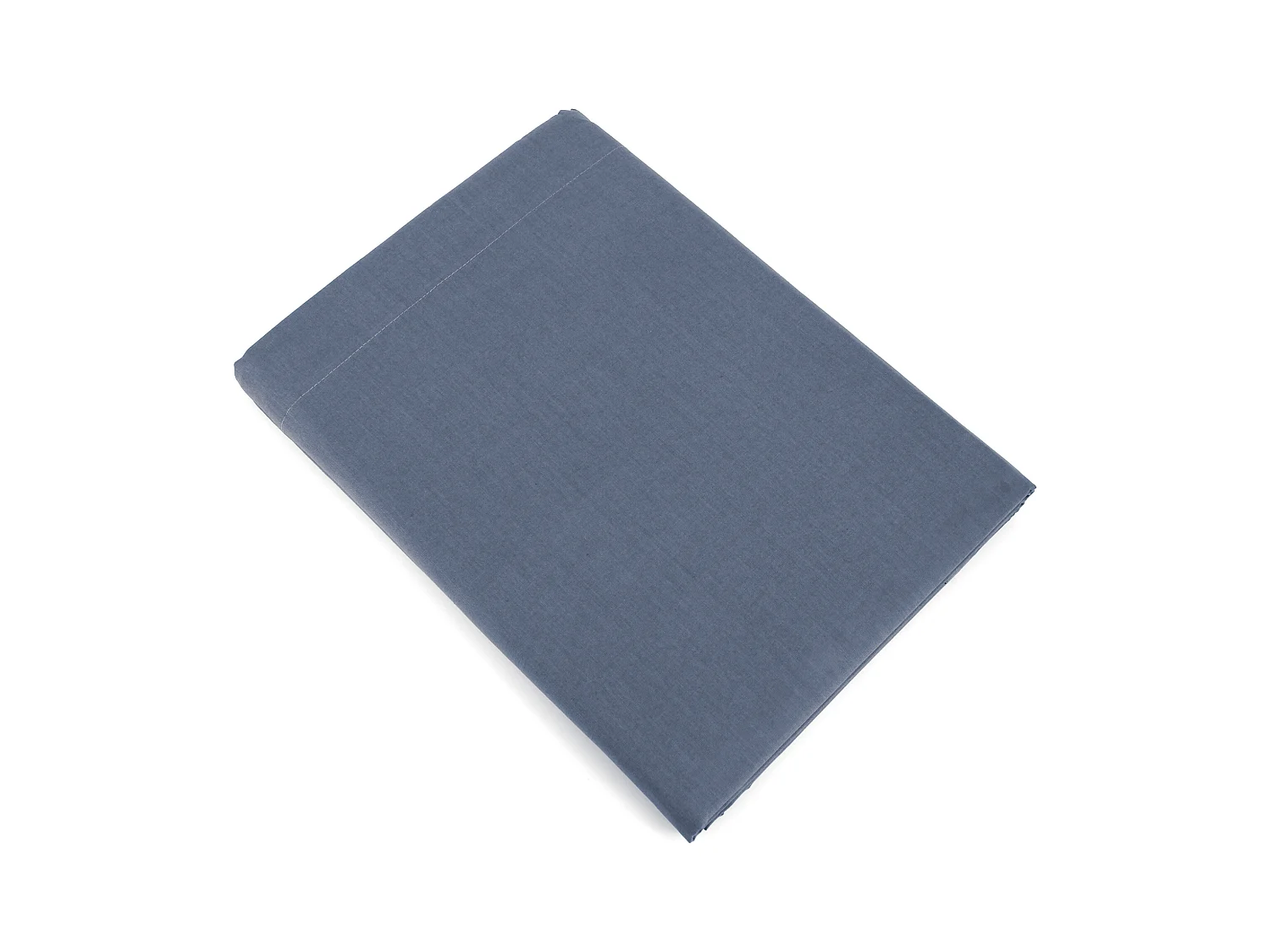 Drap plat uni 270x310 cm coton ALTO bleu Jean