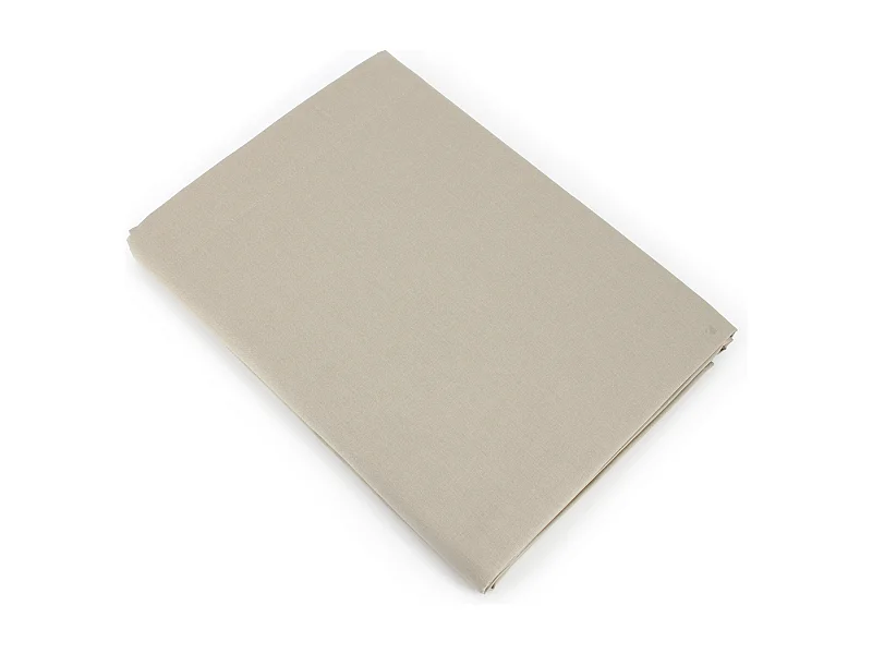 Drap plat uni 240x310 cm coton ALTO Chamois