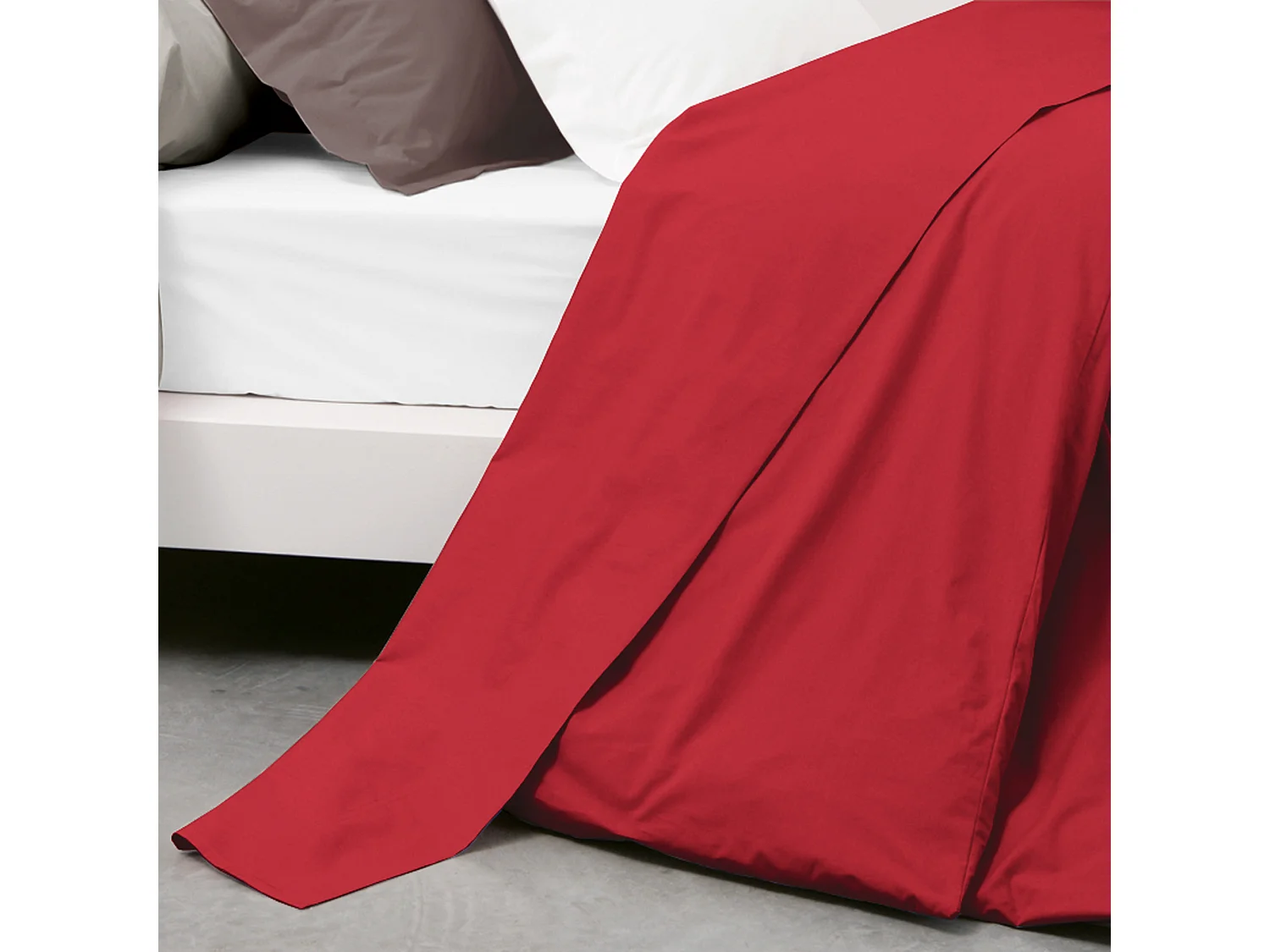 Drap plat uni 270x310 cm coton ALTO Garance