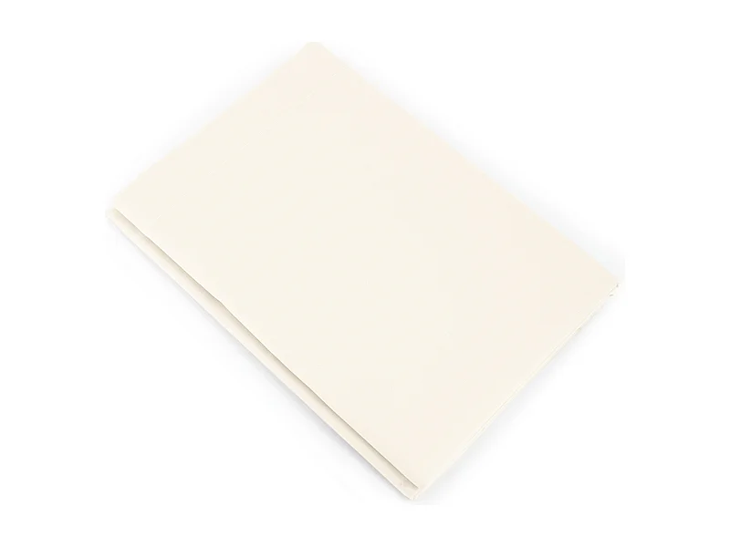 Drap plat uni 240x310 cm coton ALTO Crème