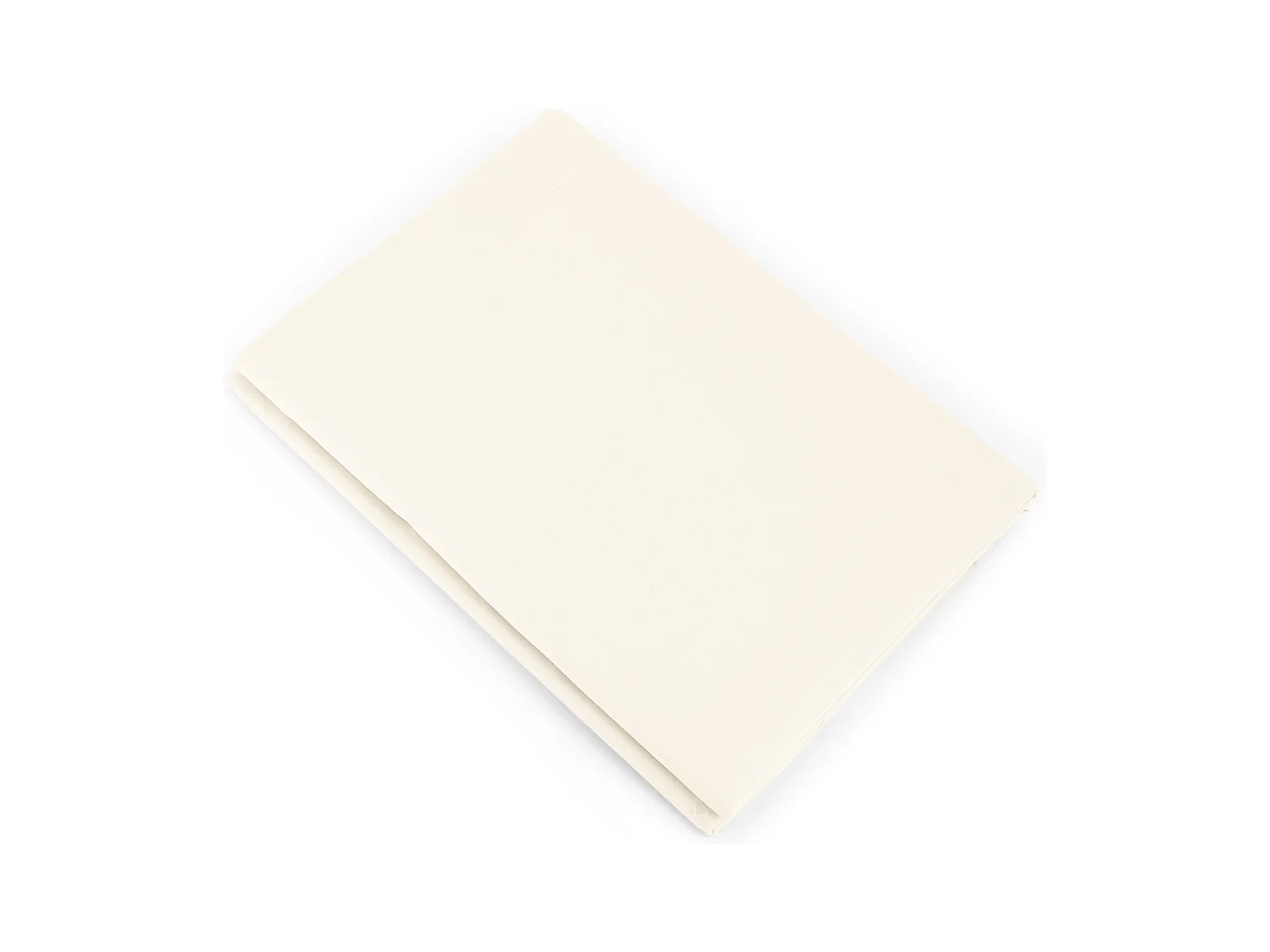 Drap plat uni 240x310 cm coton ALTO Crème