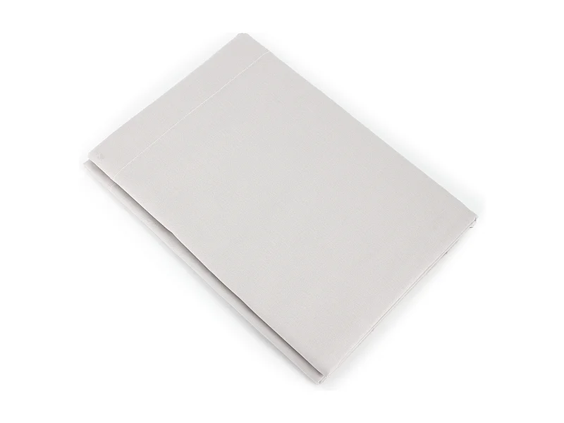 Drap plat uni 240x310 cm coton ALTO Calcium
