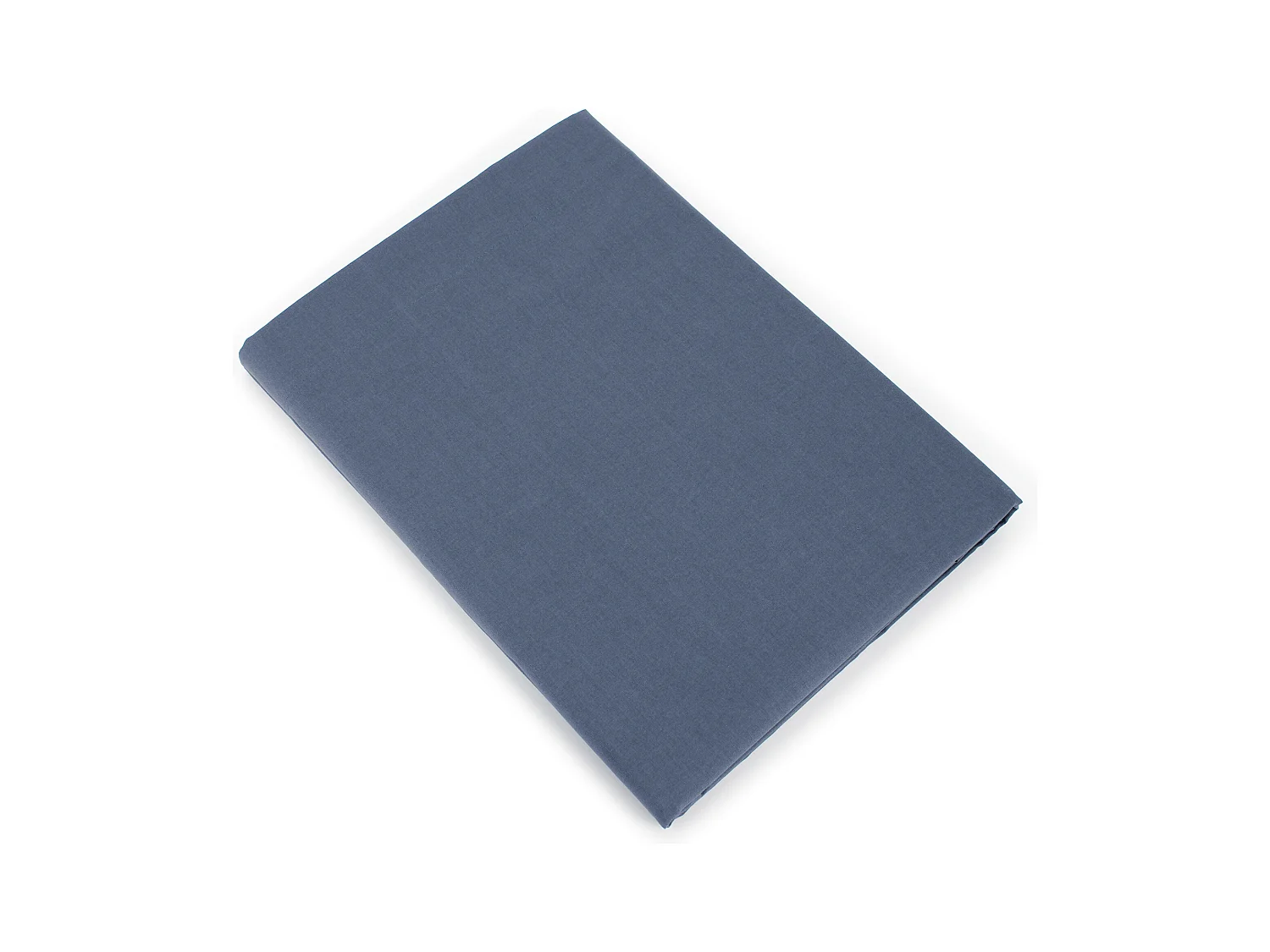 Drap plat uni 240x310 cm coton ALTO bleu Jean