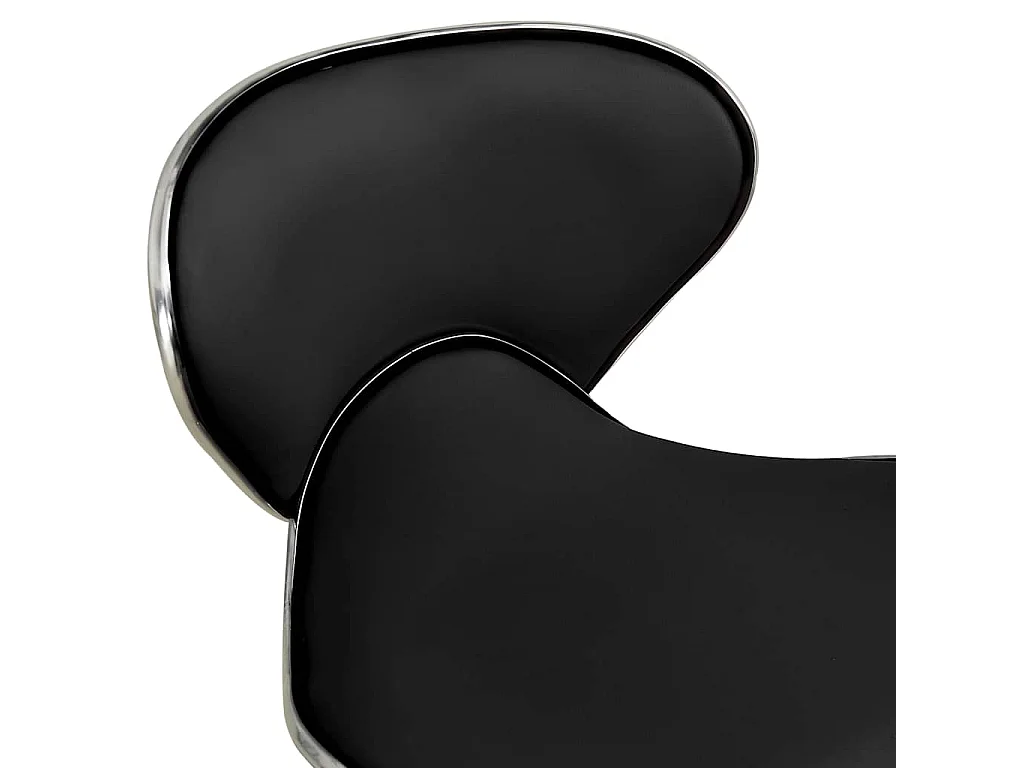 Cadeira de escritório couro artificial preto