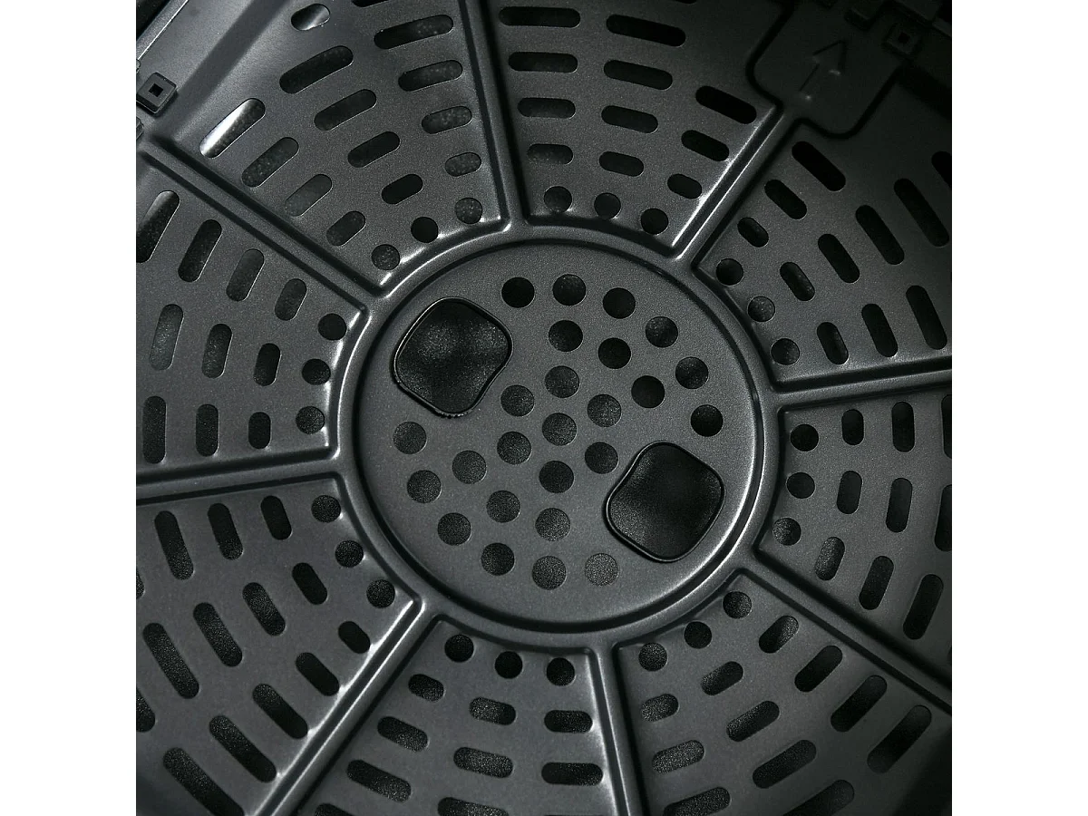 Freidora de aire Crispy Homcom 6,5L 1800W negro