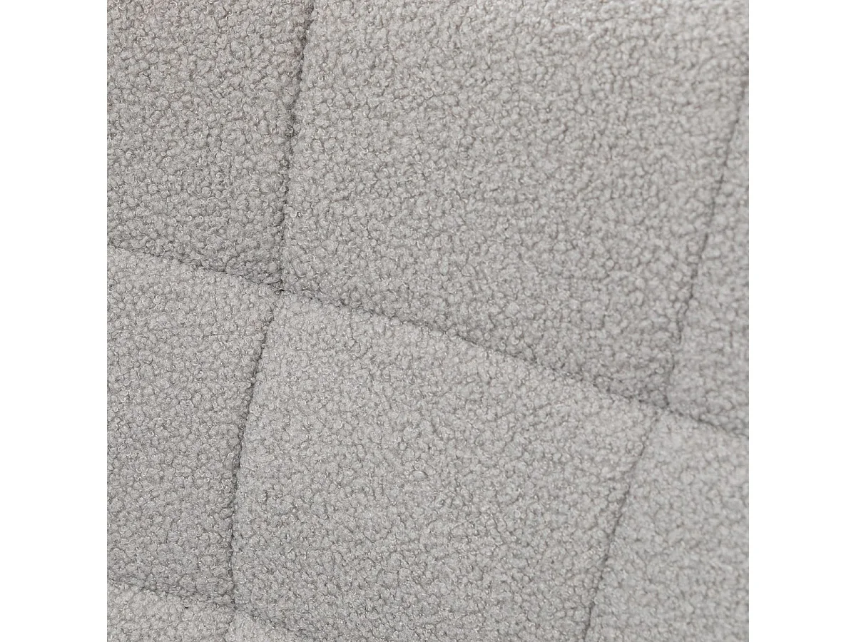 Mecedora Miko Homcom terciopelo patas de madera gris 101x71x92 cm