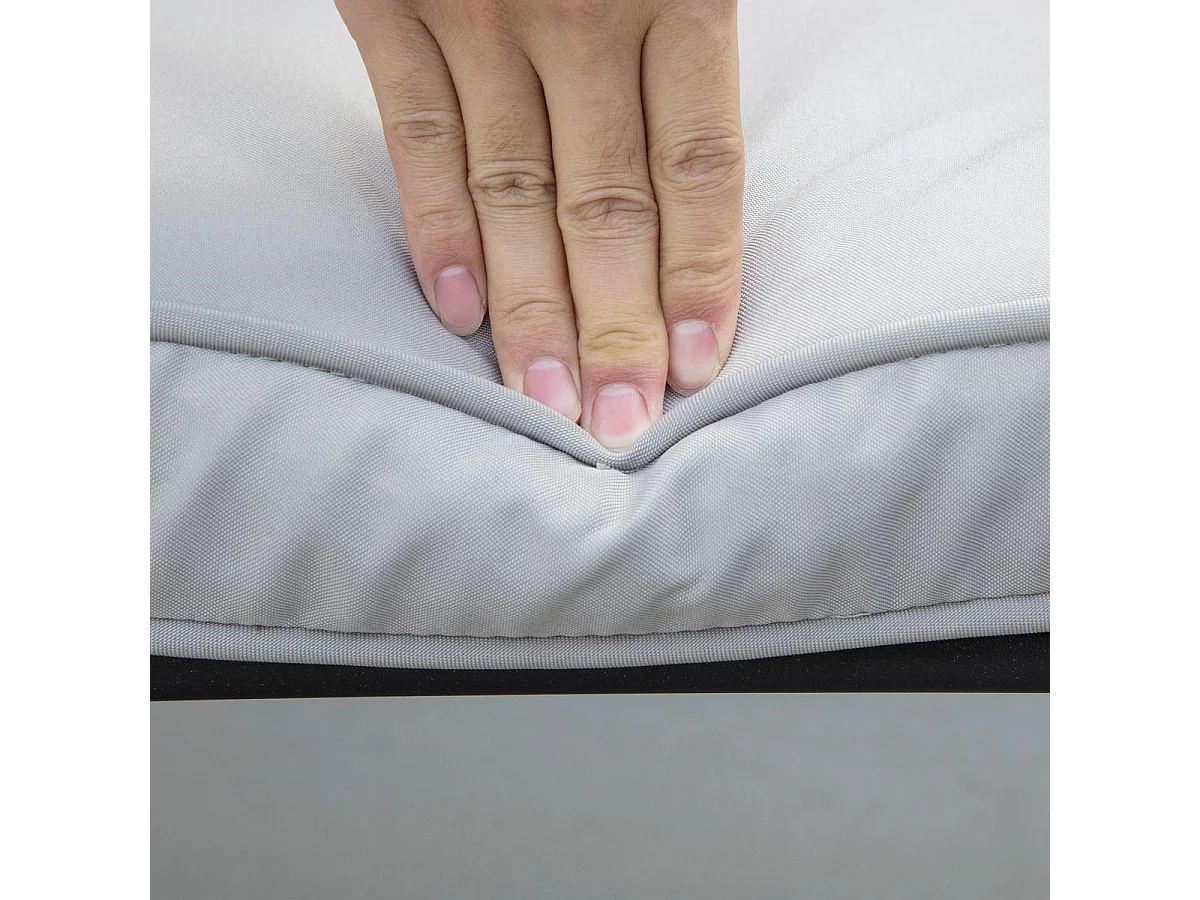 Conjunto de jardín Palawan Outsunny 2 sillones + 1 mesa marrón/gris