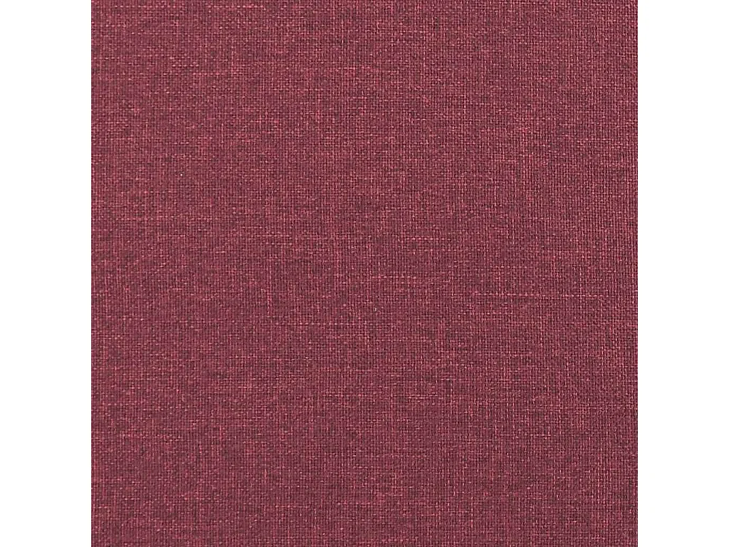 Canapé à 3 places avec repose-pieds Rouge bordeaux 180 cm Tissu