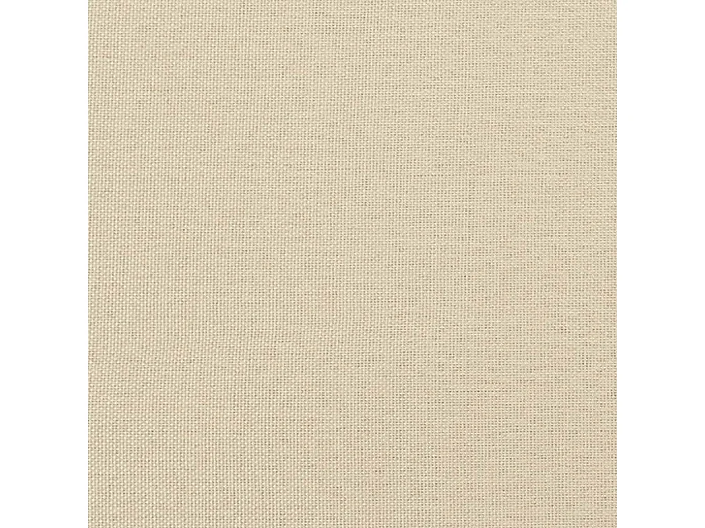 Canapé à 2 places Crème 120 cm Tissu