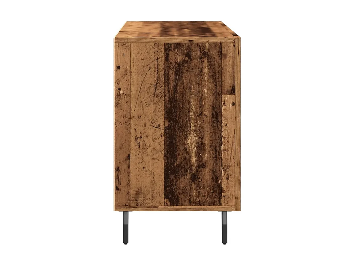 Buffet vieux bois 100x36x60 cm bois d'ingénierie