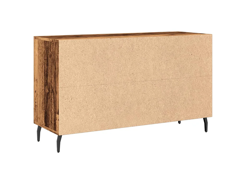Buffet vieux bois 100x36x60 cm bois d'ingénierie