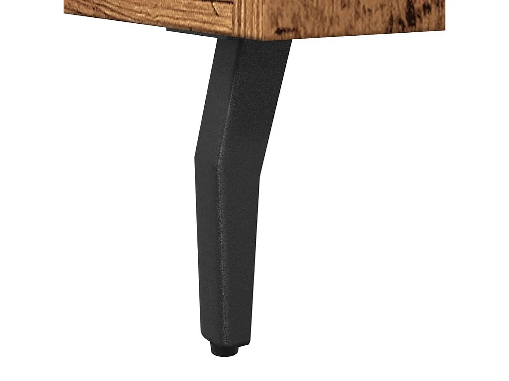 Buffet vieux bois 100x36x60 cm bois d'ingénierie