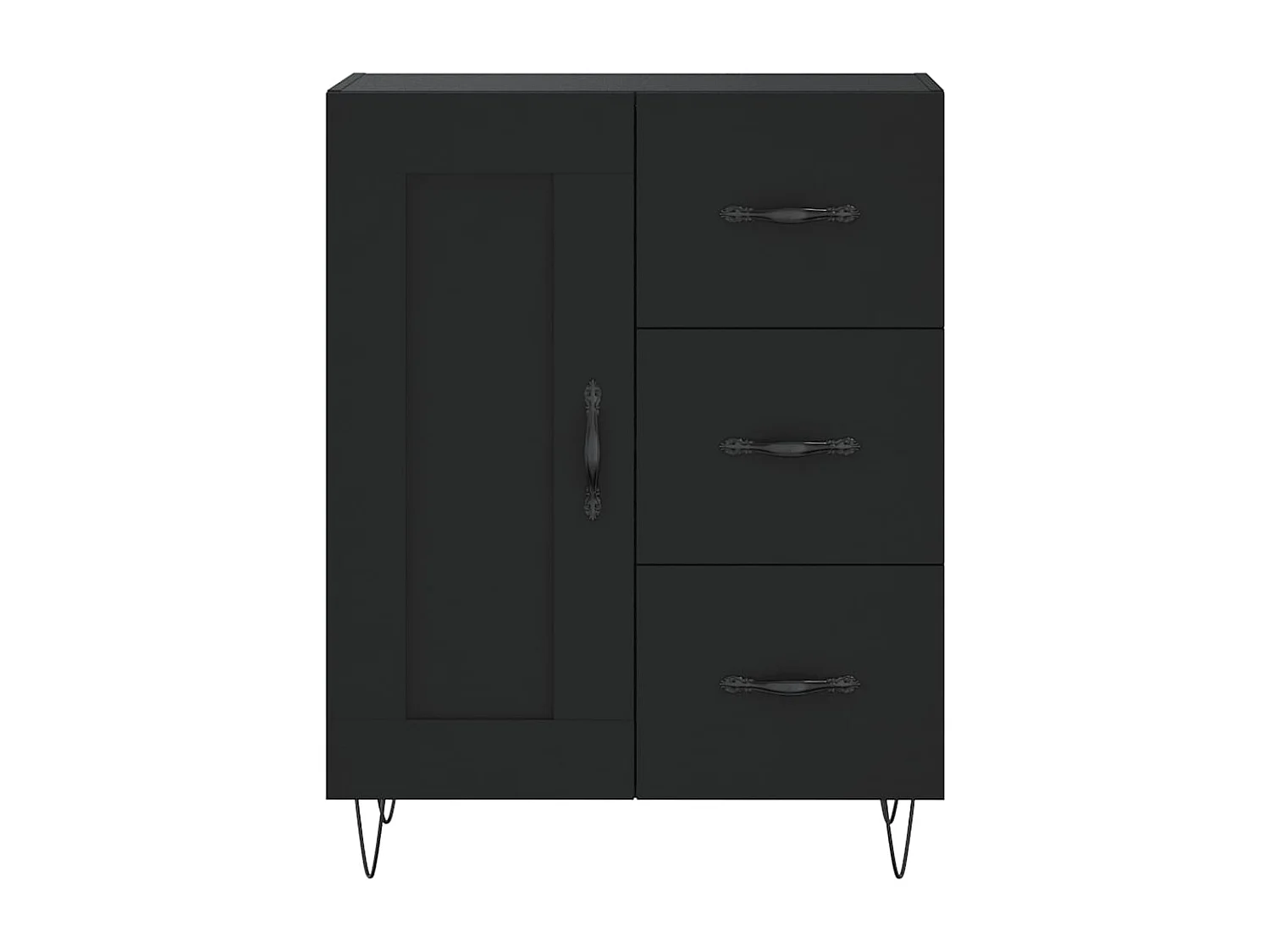 Aparador 69,5x34x90 cm derivados de madeira preto