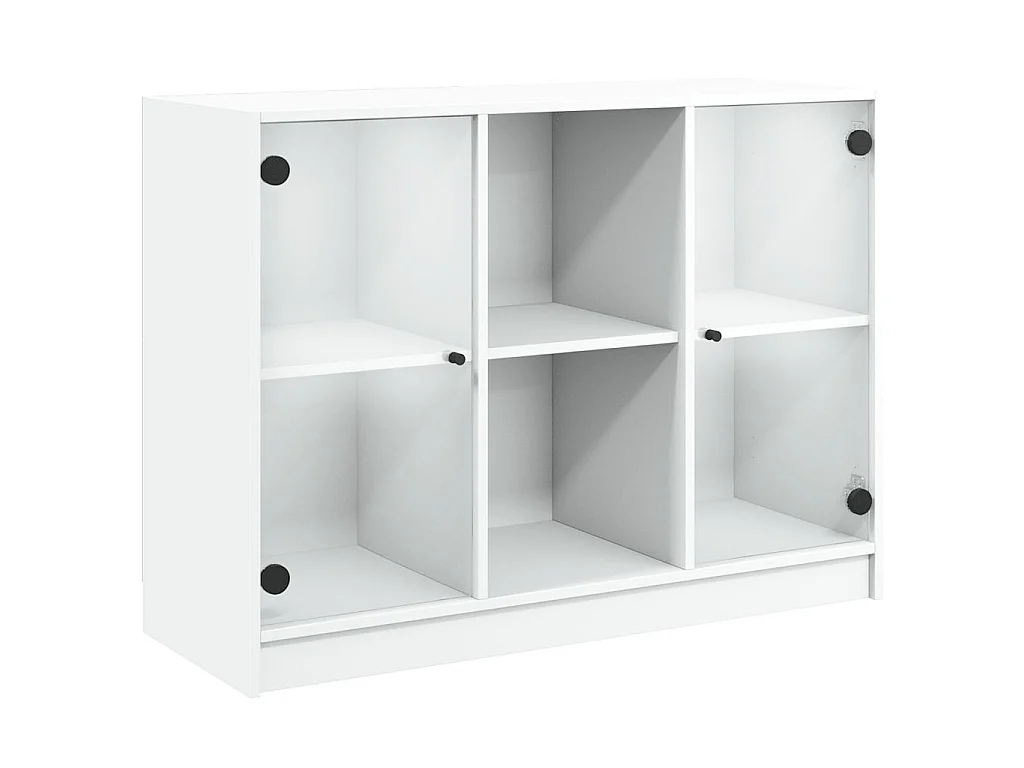 Dressoir 102x37x75,5 cm bewerkt hout wit