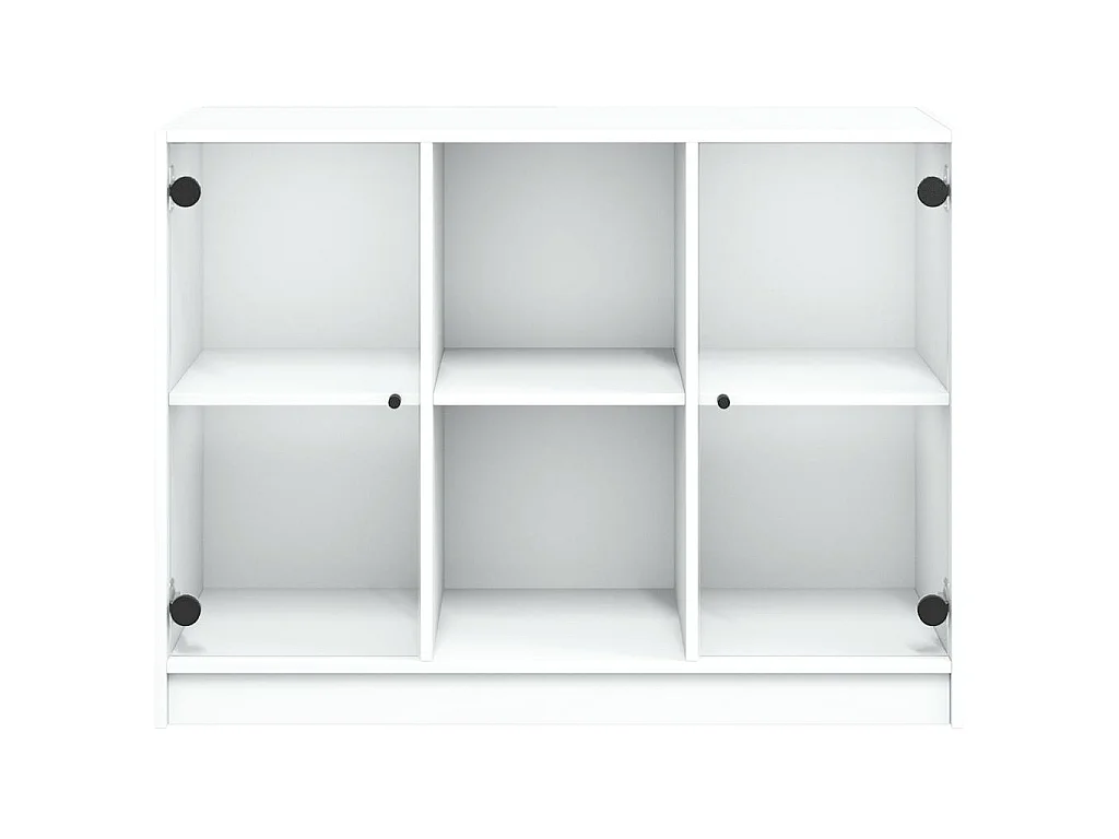 Dressoir 102x37x75,5 cm bewerkt hout wit