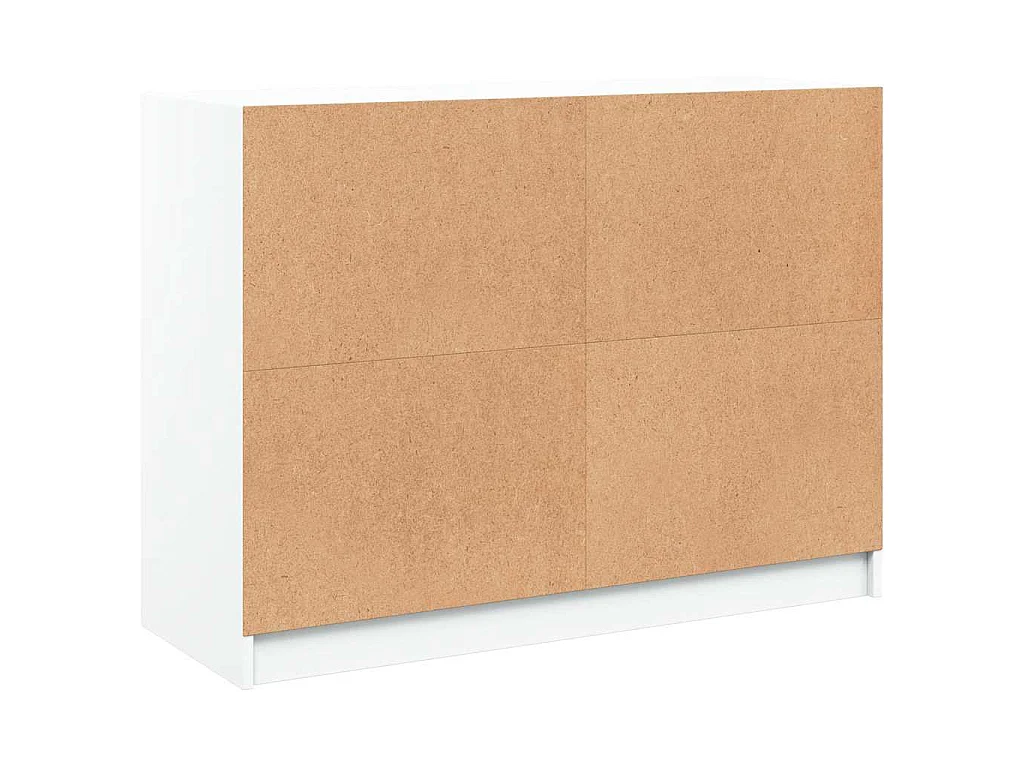 Credenza Bianca 102x37x75,5 cm in Truciolato