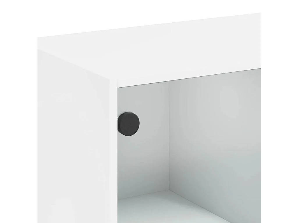 Credenza Bianca 102x37x75,5 cm in Truciolato