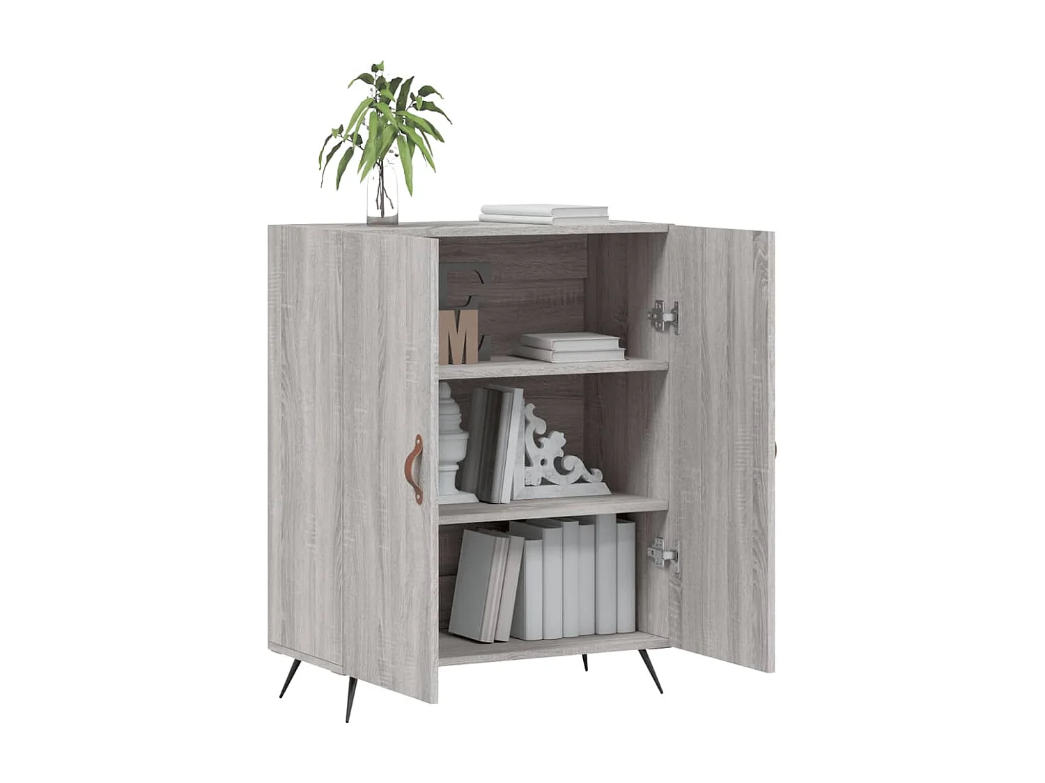 Buffet sonoma gris 69,5x34x90 cm bois d'ingénierie