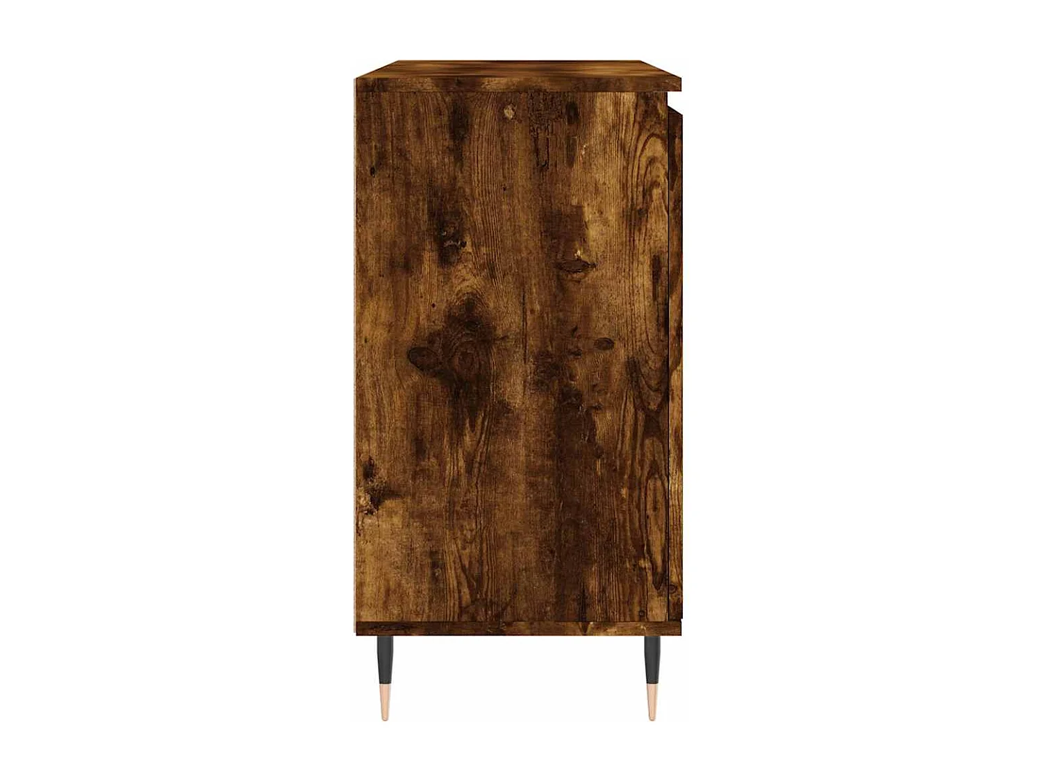 Buffet chêne fumé 101,5x35x70 cm bois d'ingénierie