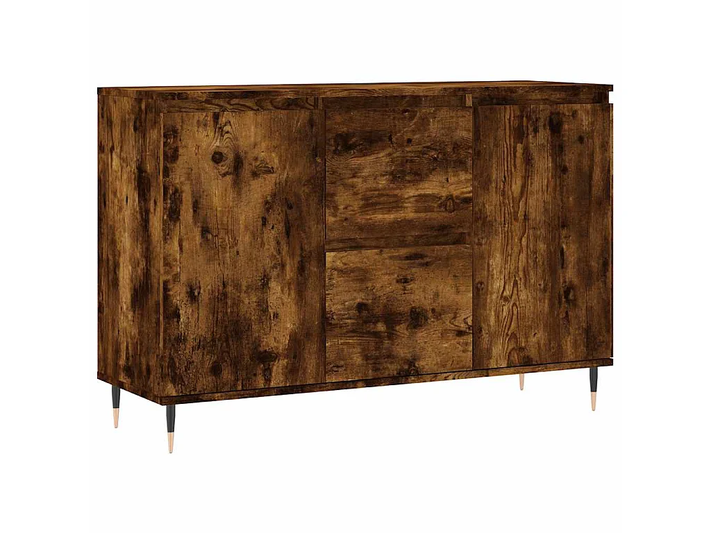 Sideboard Räuchereiche 101,5x35x70 cm Holzwerkstoff