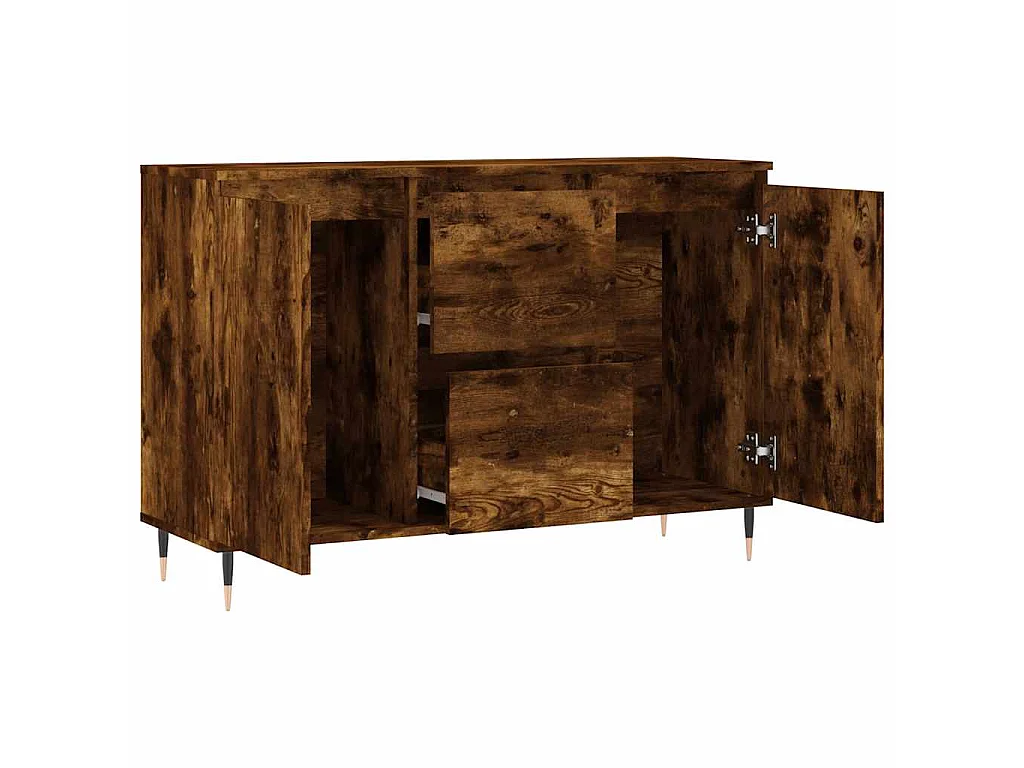Sideboard Räuchereiche 101,5x35x70 cm Holzwerkstoff
