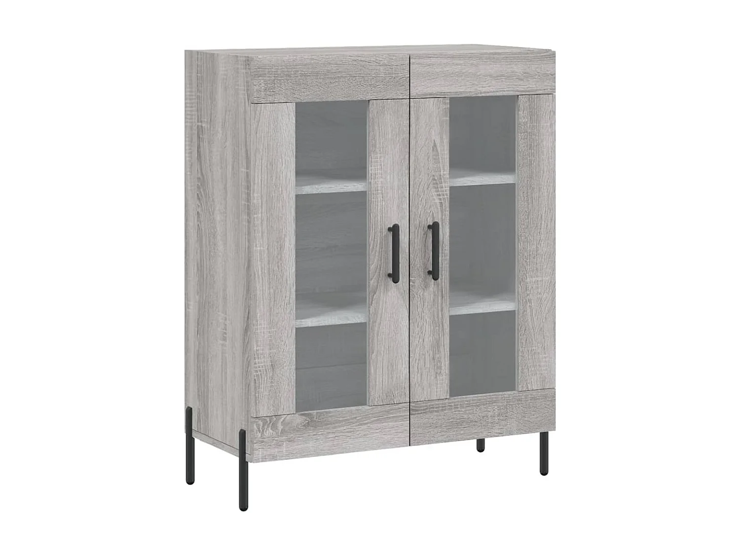 Buffet sonoma gris 69,5x34x90 cm bois d'ingénierie