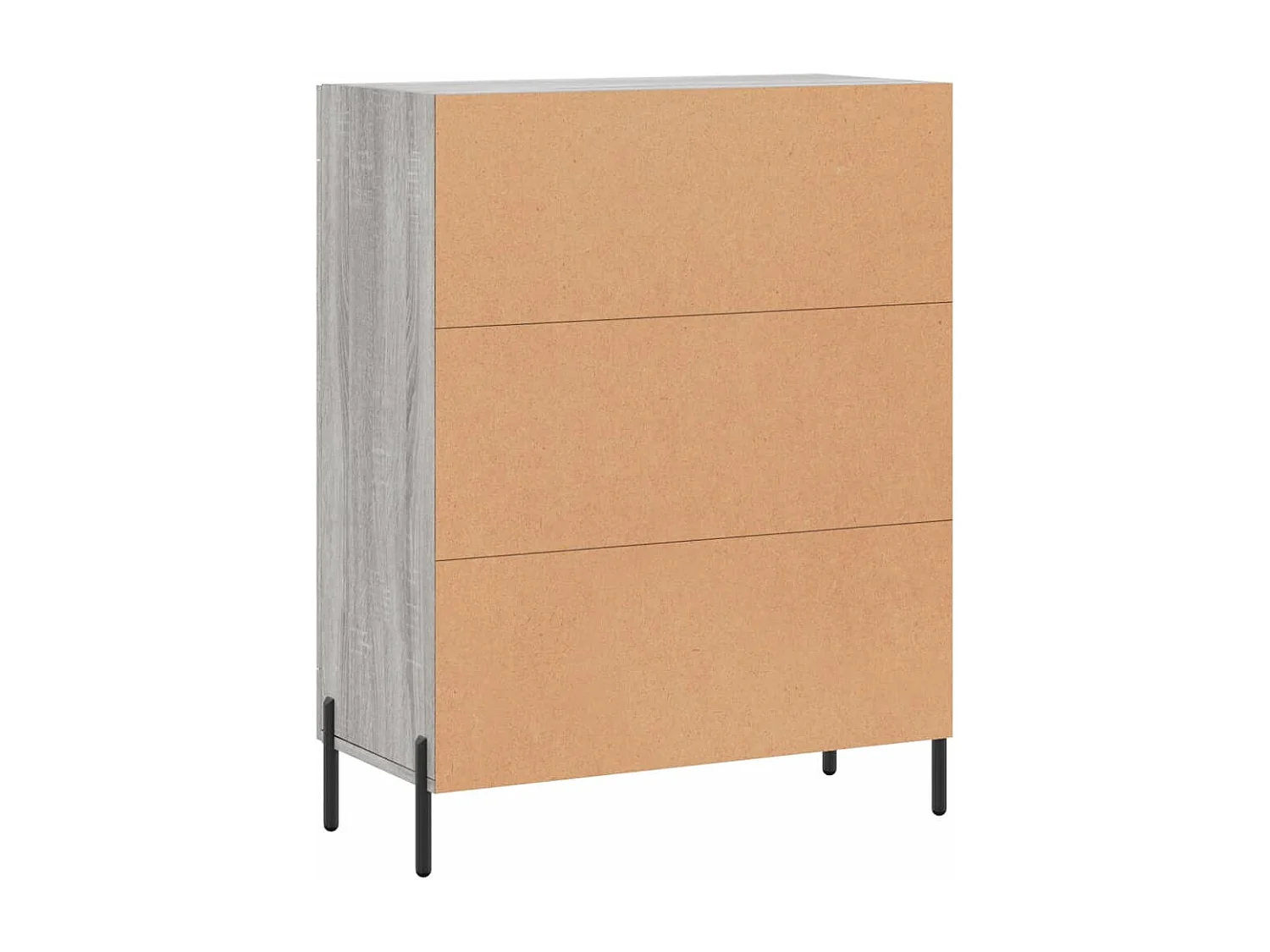 Buffet sonoma gris 69,5x34x90 cm bois d'ingénierie