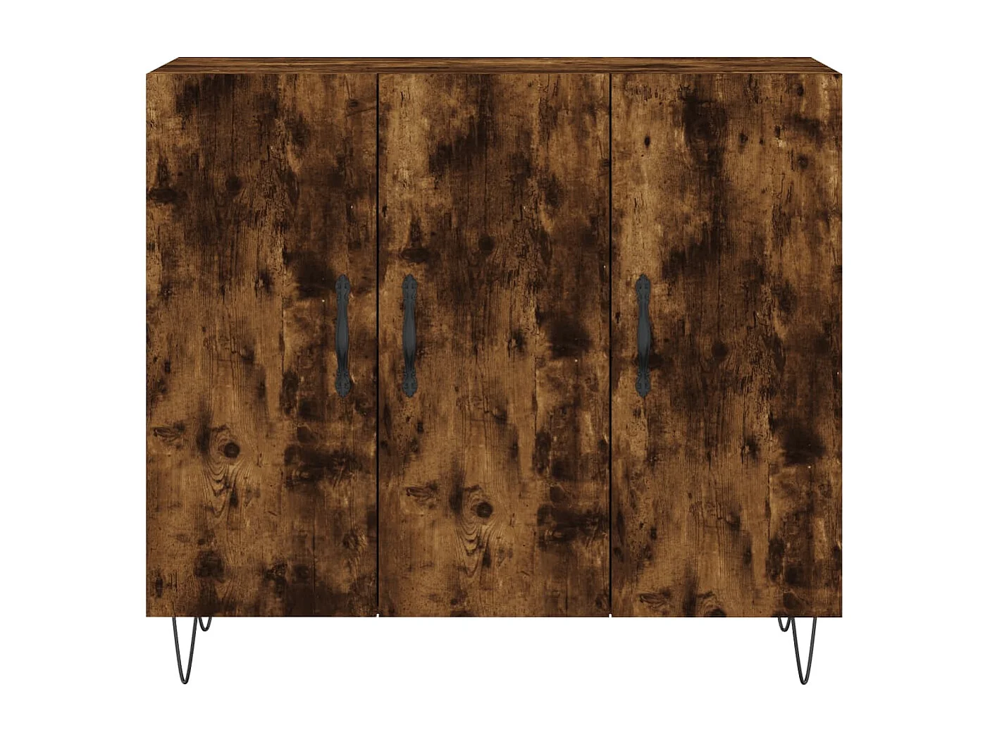 Sideboard Räuchereiche 90x34x80 cm Holzwerkstoff