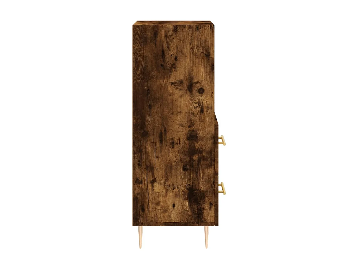 Buffet Chêne fumé 34,5x34x90 cm Bois d'ingénierie