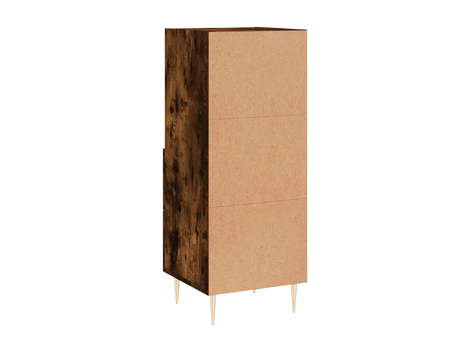Buffet Chêne fumé 34,5x34x90 cm Bois d'ingénierie