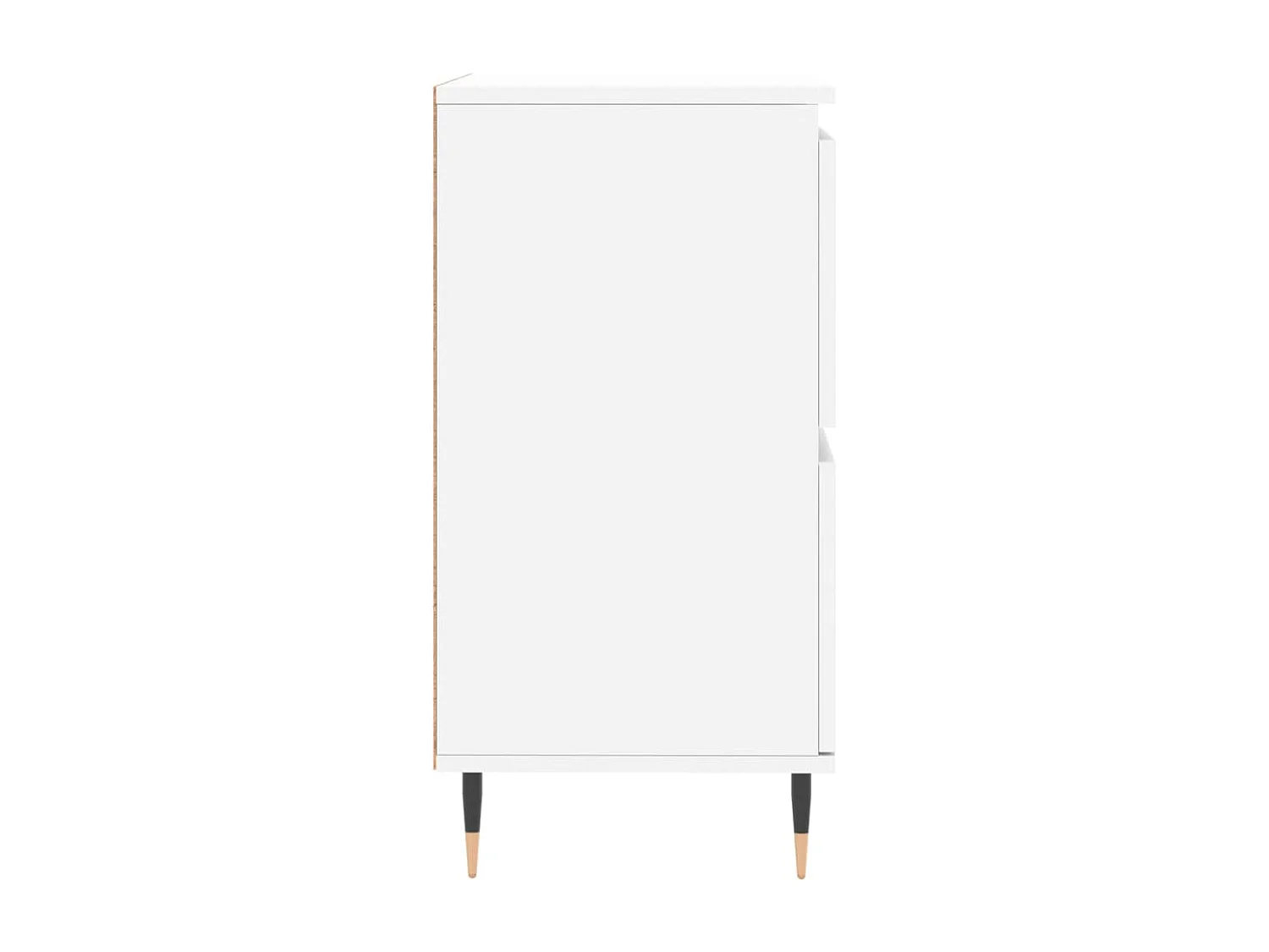 Buffets 3 pcs Blanc Bois d'ingénierie