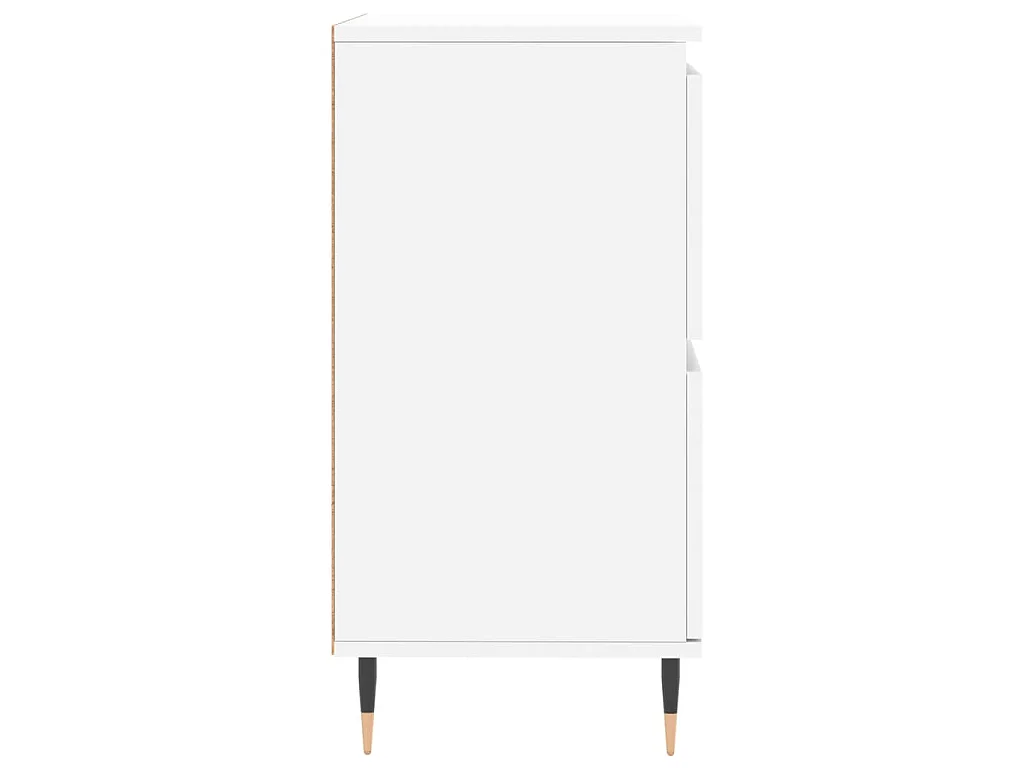 Buffets 3 pcs Blanc Bois d'ingénierie