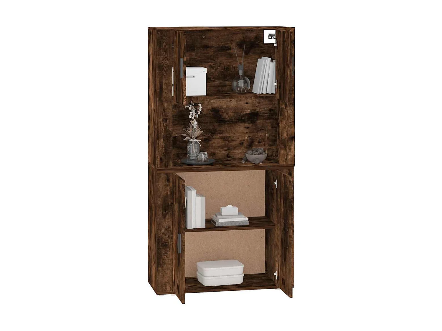 Buffet haut Chêne fumé Bois d'ingénierie