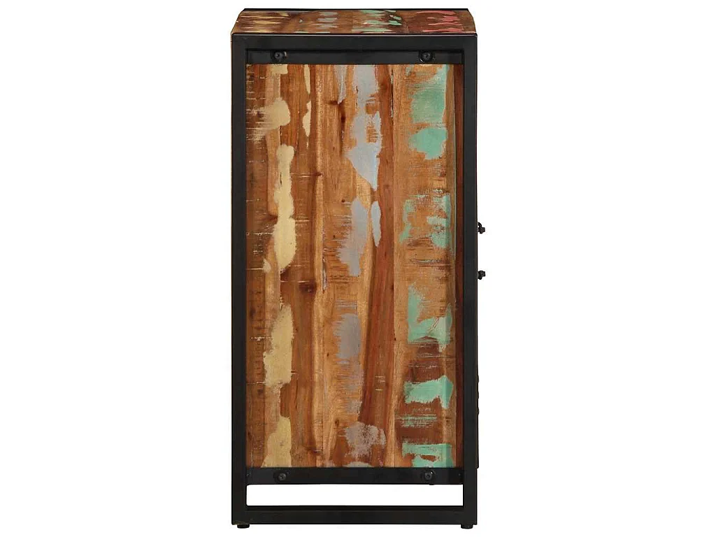 Credenza Multicolore 55x35x70 cm in Legno Massello Recupero